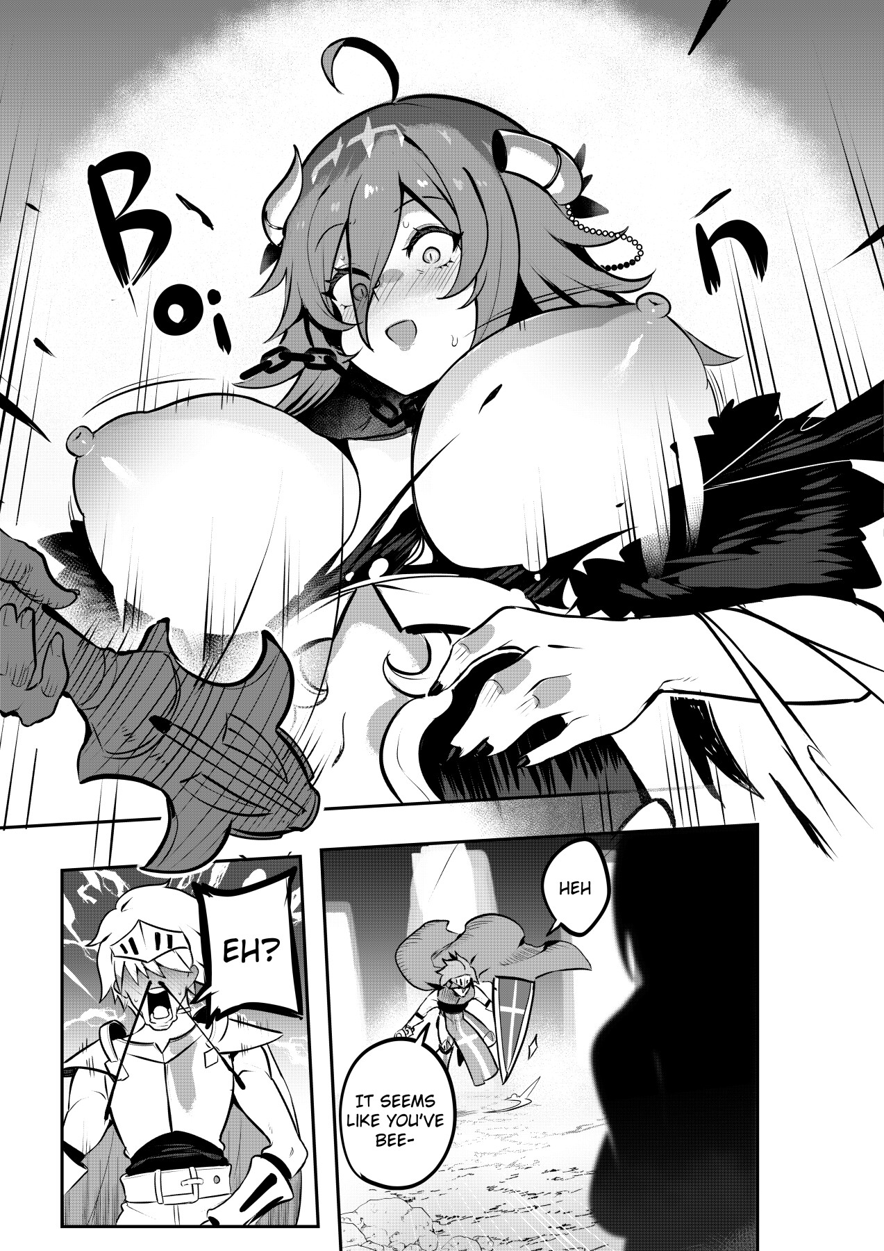 Hentai Manga Comic-The Final Dungeon Boss Can't Be This Easy To Defeat?!-Read-4